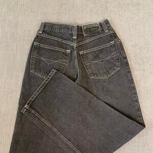 Y2K Anchor Blue Beyond Baggy Black Denim Jeans